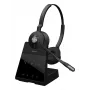 Jabra Engage 65 SE - Stereo, EMEA, Wireless, 40 - 16000 Hz, Office/Call Center, 83 g, Headset, Schwarz