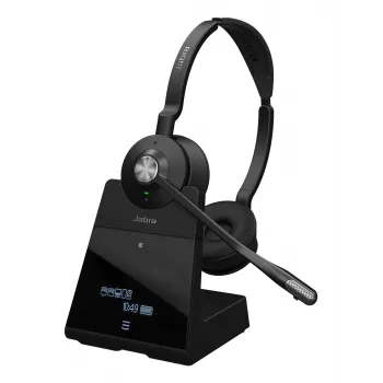 Jabra Engage 75 SE - Stereo, EMEA, Wireless, 40 - 16000 Hz, Office/Callcenter, 90 g, Headset, Schwarz