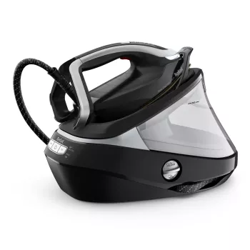 Tefal Pro Express Vision GV9821 3000 W 1,2 L Durilium AirGlide Autoclean Bügelsohle Schwarz, Silber
