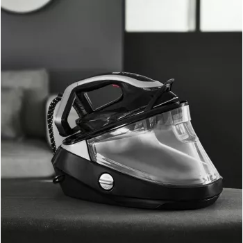 Tefal Pro Express Vision GV9821 3000 W 1,2 L Durilium AirGlide Autoclean Bügelsohle Schwarz, Silber