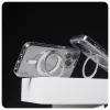 PanzerGlass CARE™ by ® Case Transparent mit silbernem Kickstand & MagSafe iPhone 16