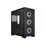Cooler Master Elite 301 ARGB Mini-Tower-Gehäuse, Schwarz, mit Sichtfenster, 3x 120-mm-ARGB-Lüfter