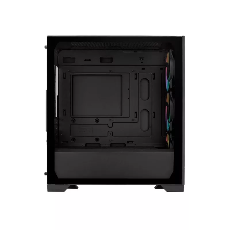 Cooler Master Elite 301 ARGB Mini-Tower-Gehäuse, Schwarz, mit Sichtfenster, 3x 120-mm-ARGB-Lüfter