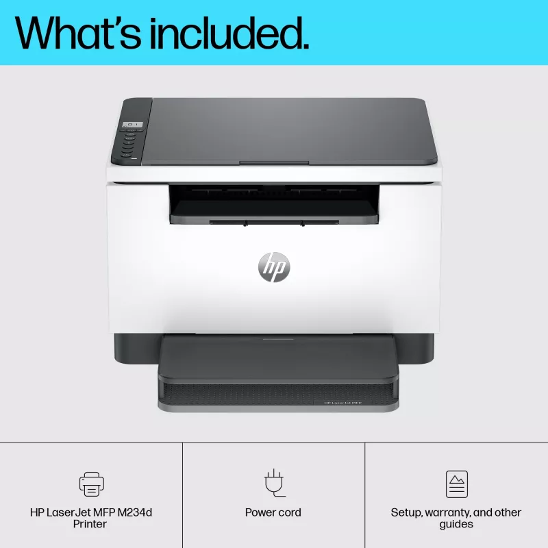 Multifunktionsdrucker HP LaserJet MFP M234d — Mono-Laser, 29 ppm, Duplex, Ethernet, A4