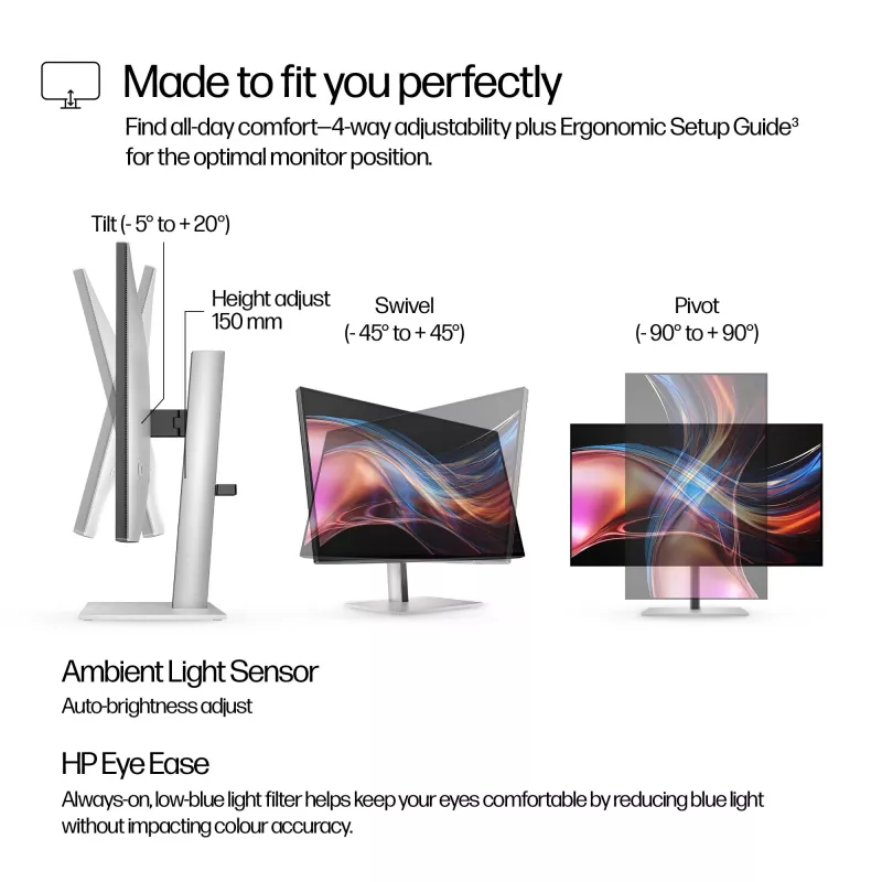 HP Series 7 Pro 27 Zoll QHD Thunderbolt 4 Monitor - 727pu