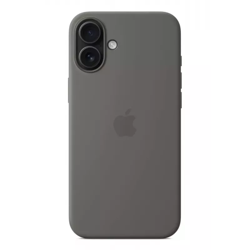 Apple Silicone Case mit MagSafe iPhone 16 Plus Stone Grau