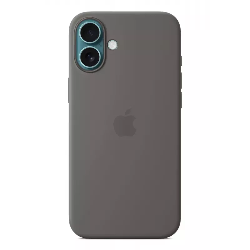 Apple Silicone Case mit MagSafe iPhone 16 Plus Stone Grau
