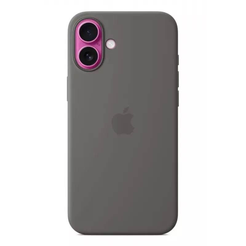 Apple Silicone Case mit MagSafe iPhone 16 Plus Stone Grau