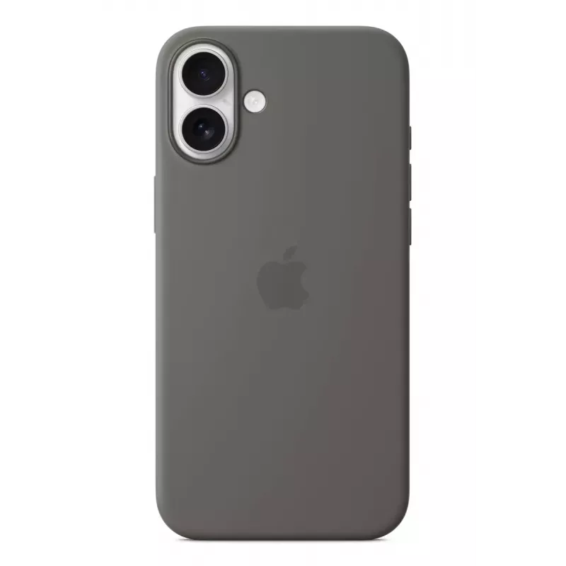 Apple Silicone Case mit MagSafe iPhone 16 Plus Stone Grau