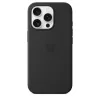 Apple Silicone Case mit MagSafe iPhone 16 Pro Schwarz