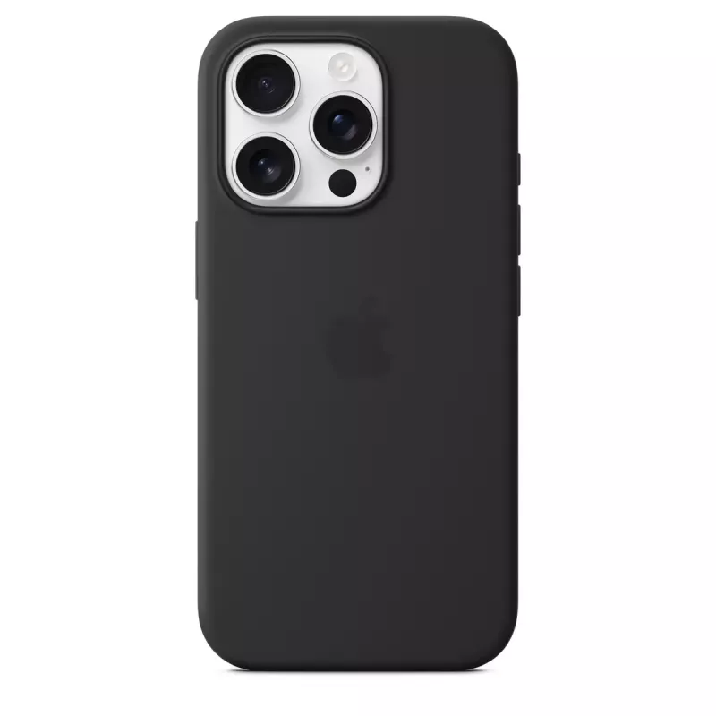 Apple Silicone Case mit MagSafe iPhone 16 Pro Schwarz