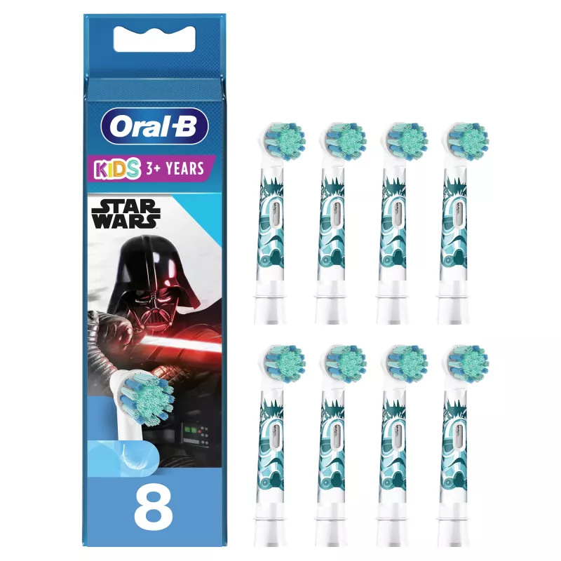 Oral-B Kids 81748450 Zahnbürstenkopf 8 Stk. Mehrfarbig