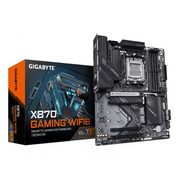 Motherboard GIGABYTE X870 GAMING WIFI6 ATX, AMD X870, Socket AM5, DDR5, 4x DIMM, bis zu 256 GB, Wi‑Fi 6, 2.5Gb LAN