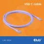 USB-C-Kabel CLUB3D CAC-3004 2m Lila