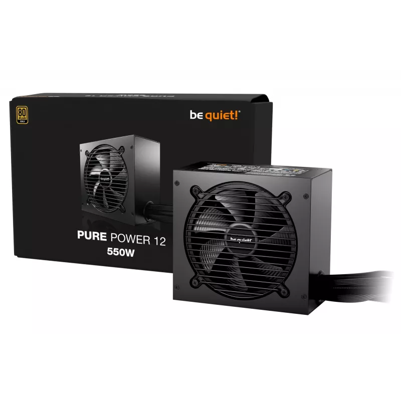 be quiet! PURE POWER 12 550W Netzteil 20+4-Pin ATX ATX Schwarz