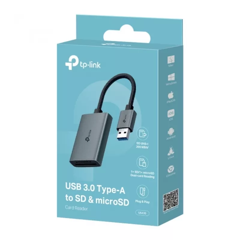 TP-Link UA430 USB-3.0-Type-A-SD/microSD-Kartenleser