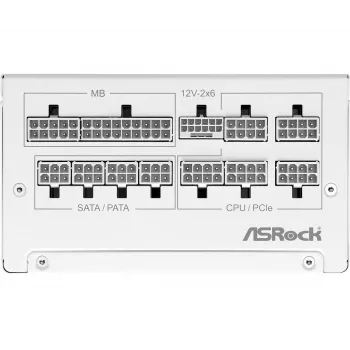 ASROCK Netzteil Steel Legend Sl-1000gw 1000w 80+ Gold White ATX