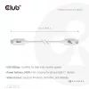 Club3D CAC-1572 USB-80-Gbps-zertifiziertes Kabel, USB-C auf USB-C, 240 W PD, 8K240Hz, 1,2 m, weiß