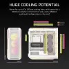 CORSAIR PC-Gehäuse - 5000T LX RGB Midi-Tower (tempered Glass) Weiß