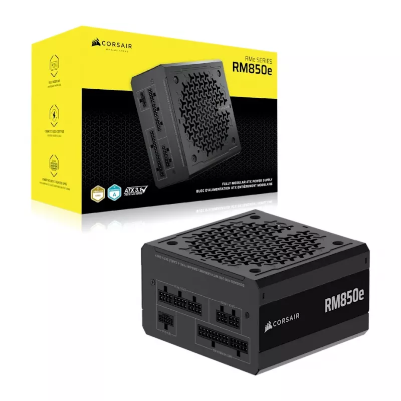 CORSAIR Netzteil - 850W RMe Serie RM850e 24-Pin ATX Schwarz