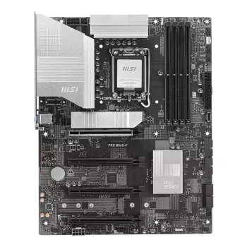 Mainboard MSI PRO B860-P — Intel B860, LGA 1851, ATX, DDR5, 4 DIMM, 3×M.2, 5Gb LAN, HDMI 2.1