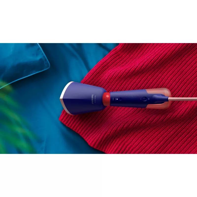 Philips 5000 series STH5030/20 Handdampfer für Kleidung, 1400 W, Blau/Pink