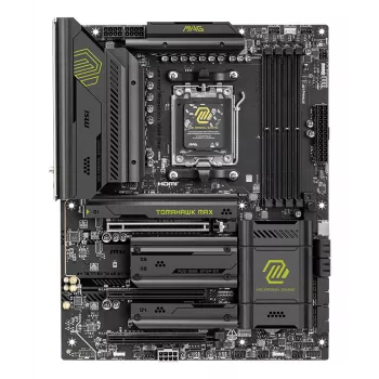 Motherboard MSI MAG B850 TOMAHAWK MAX WIFI — AMD B850, Sockel AM5, ATX, DDR5, 4×M.2, Wi‑Fi 7, 5Gb LAN, 7.1 Audio