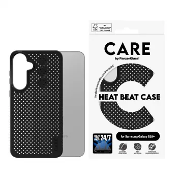 PanzerGlass CARE™ by ® Case Heat Beat Samsung Galaxy S25+, Cover, Samsung, Samsung - Galaxy S25+, Schwarz