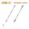 Club 3D CAC-3010 USB-C-auf-USB-C-Perlen-Kabel, 2 m, PD 60 W, 480 Mbit/s, Rosa
