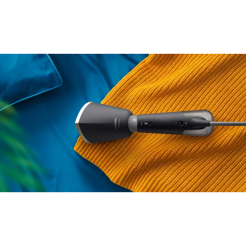 Philips 5000er-Serie STH5030/80 Handheld-Kleiderdampfer, 1300 W, 24 g/min, 120 ml abnehmbarer Wassertank, Dunkelgrau