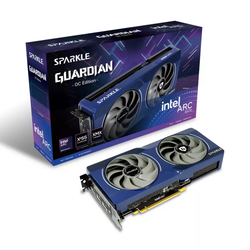 SPARKLE Grafikkarte - Arc B570 Guardian OC - 10 GB GDDR6 - PCI-Ex