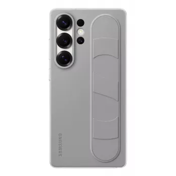 Samsung EF-GS938 Standing Grip Case für Galaxy S25 Ultra, Silikon, Grau