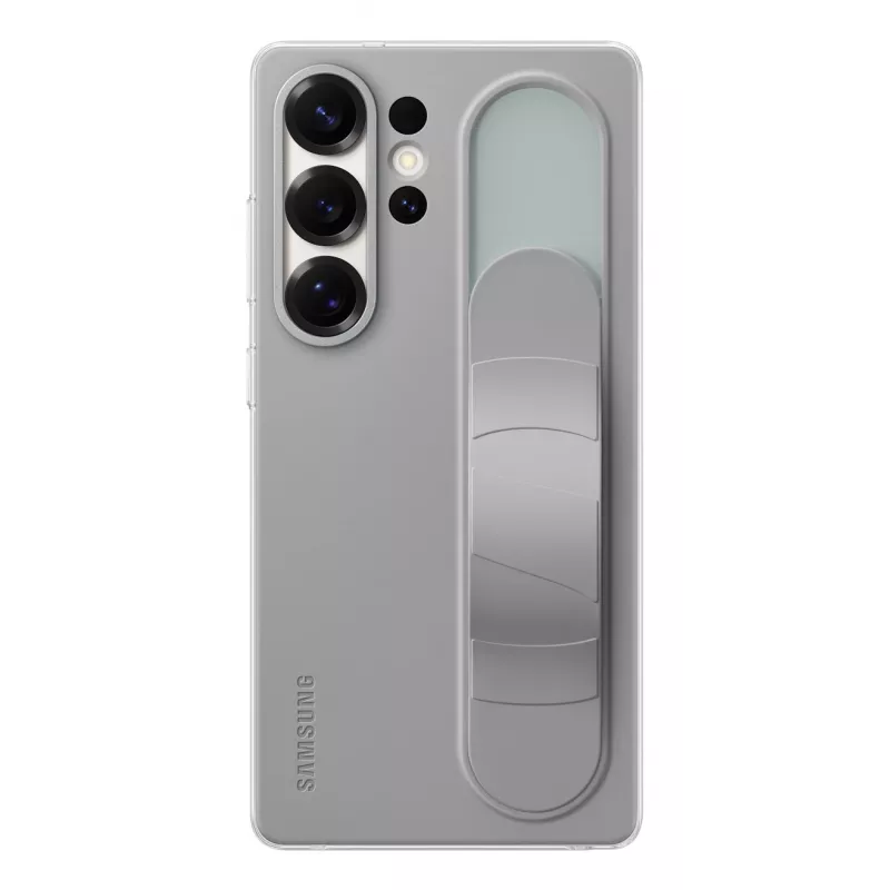 Samsung EF-GS938CJEGWW Standing Grip Case für Galaxy S25 Ultra, Silikon, Grau