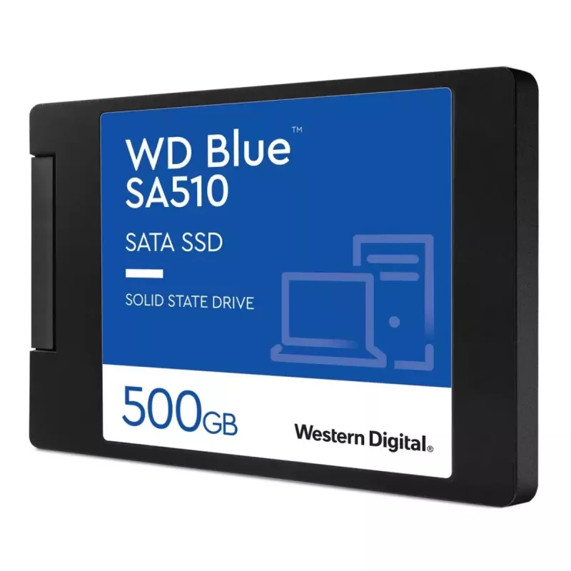 WESTERN DIGITAL SSD - WD Blue SA510 - 500GB - SATA 6Gb/s - 2.5in - 7mm mit Gehäuse