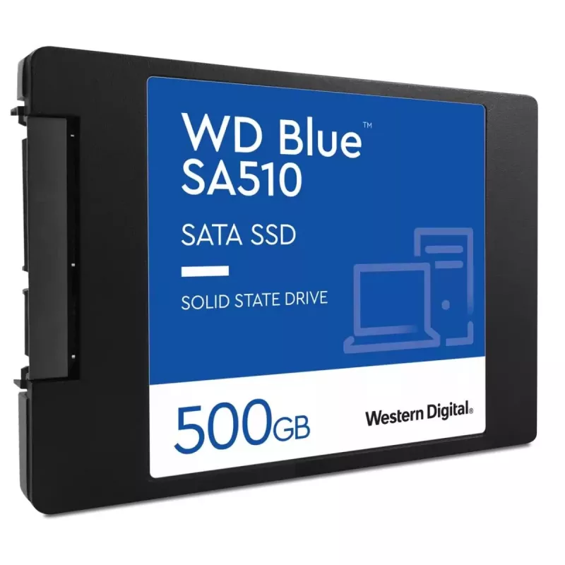 WESTERN DIGITAL SSD - WD Blue SA510 - 500GB - SATA 6Gb/s - 2.5in - 7mm mit Gehäuse