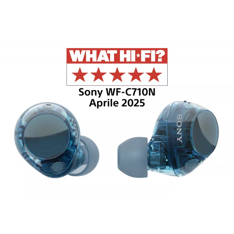Sony WF-C710N (WFC710NL.CE7) True Wireless In-Ear-Kopfhörer, Bluetooth, Noise Cancelling, Glass Blue