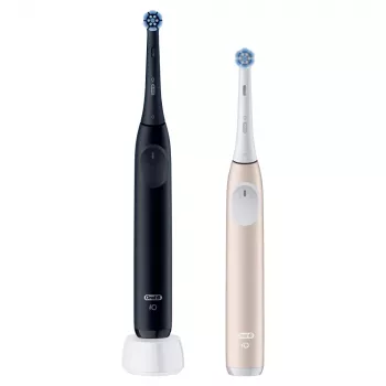 Elektrische Zahnbürste Oral-B iO Series 2 Duo Schwarz Pink Wiederaufladbar mit intelligentem Drucksensor