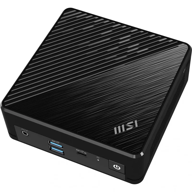 MSI Cubi N ADL S-098EU Intel® N N200 4 GB DDR4-SDRAM 128 GB SSD Windows 11 Pro Mini PC Schwarz