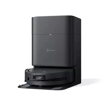 Roboterstaubsauger Ecovacs Deebot T80 Omni – beutellos 3 L Staub, 0,11 L Wasser, 6400 mAh, 297 min Laufzeit, schwarz