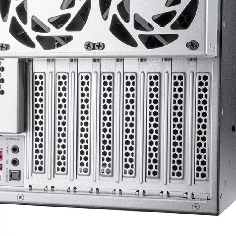 Server-Rack Silverstone RM52 Schwarz ATX SFX 440x550x220mm