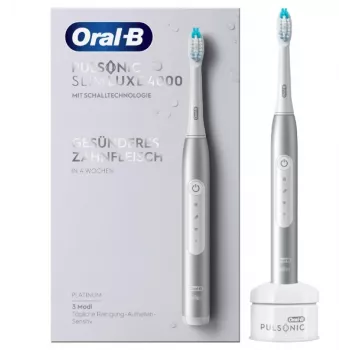 Oral-B Pulsonic schlank Luxe 4000 Adult Sonic toothbrush Platinum