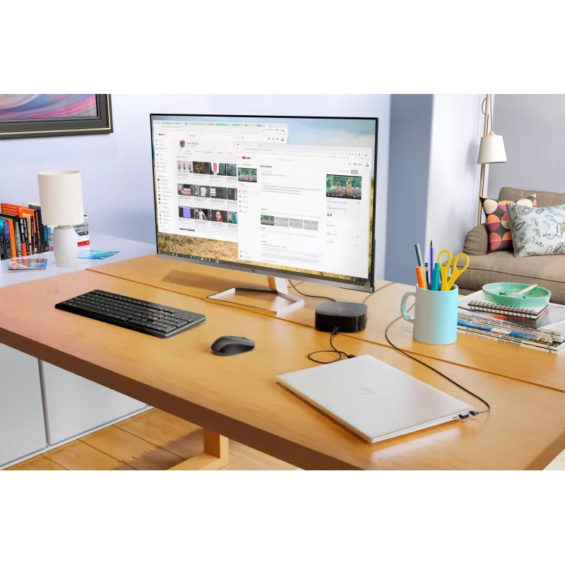 HP 930 Creator Wireless Mouse, Rechtshänder, Bluetooth, 3000 DPI, Silber