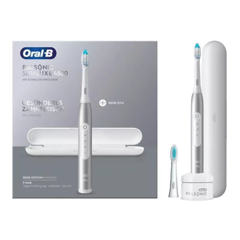 Oral-B Pulsonic schlank Luxe 4500 Adult Sonic toothbrush Platinum