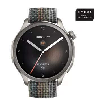 Amazfit Balance 3,81 cm (1,5 Zoll) AMOLED 46 mm Digital 480 x 480 Pixel Touchscreen Grau Wi-Fi GPS (Satellit)