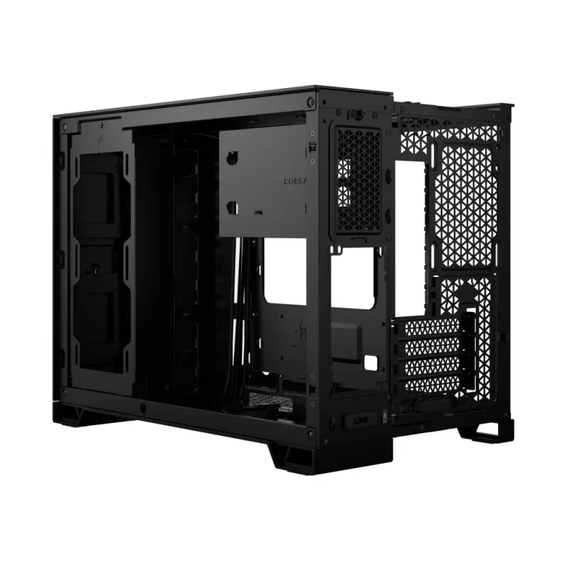 CORSAIR PC-Gehäuse - Mid-Tower - 2500x Dual Chamber - Schwarz