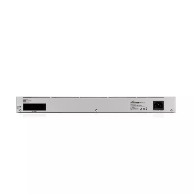 Managed Switch UBIQUITI USW-PRO-24-EU — 24× Gigabit RJ-45, 2× SFP+, L2/L3, Rack-Montage, silber