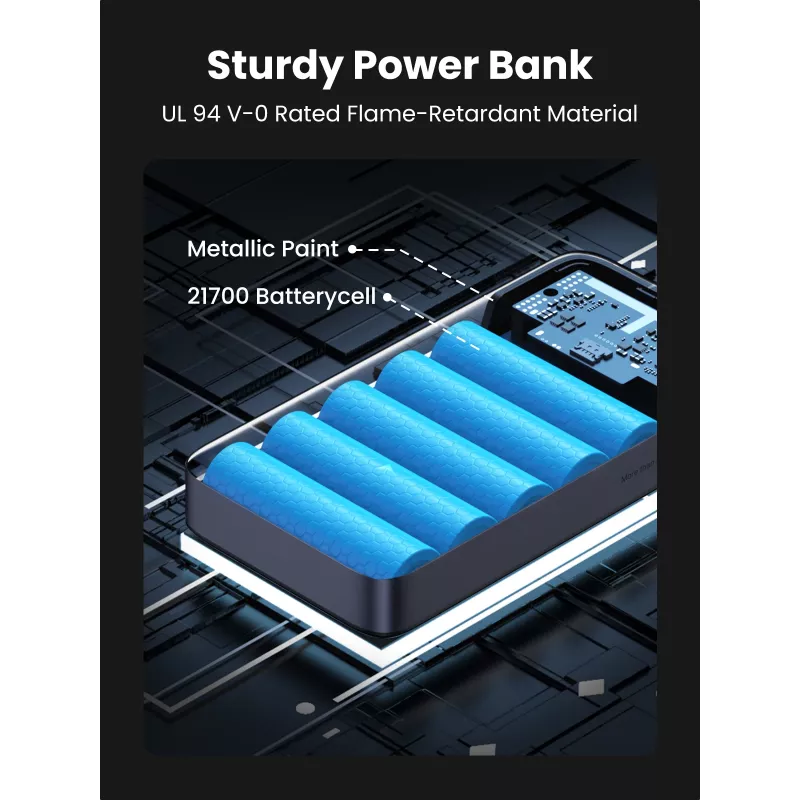 Ugreen 25188 Powerbank 20000 mAh Grau