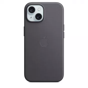 Apple FineWoven Case mit MagSafe iPhone 15 Schwarz
