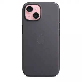 Apple FineWoven Case mit MagSafe iPhone 15 Schwarz