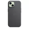 Apple FineWoven Case mit MagSafe iPhone 15 Schwarz